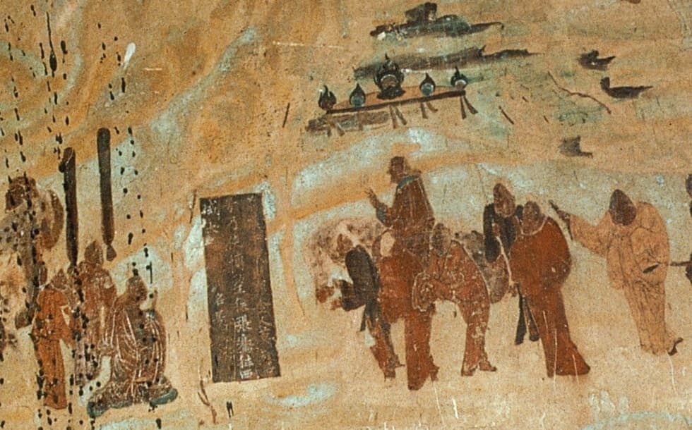 张骞出西域图（敦煌壁画）