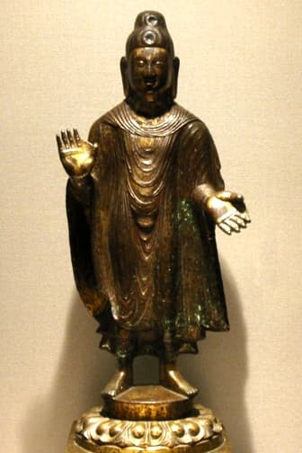 北魏弥勒佛像，443年铸造