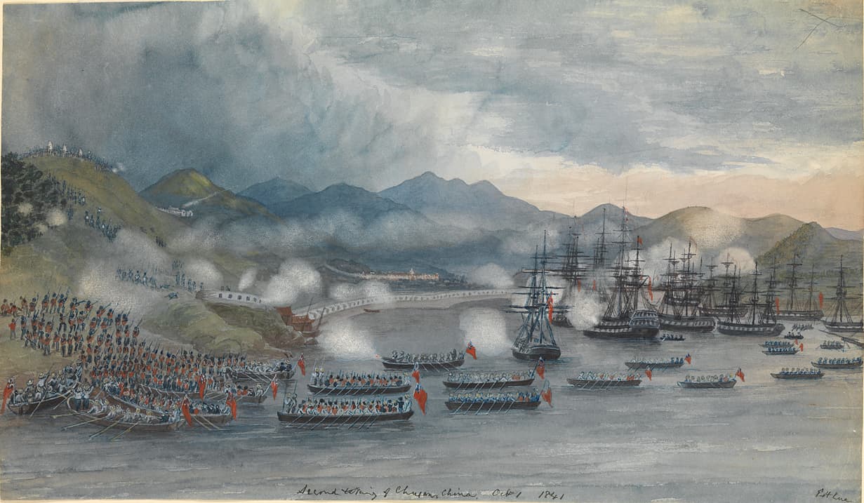 1841年10月1日，第二次定海之战