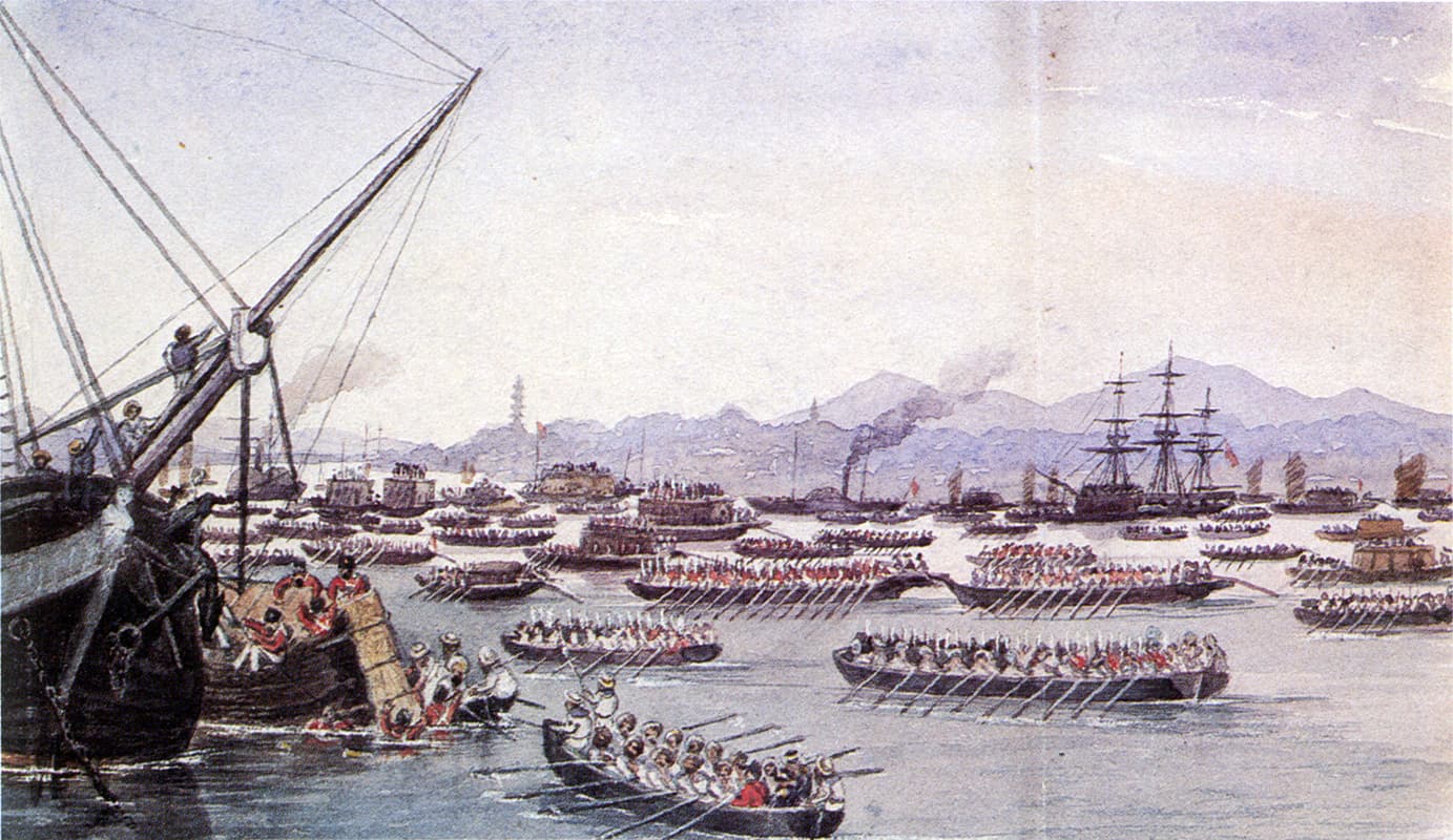 1841年5月24日 英军开始登陆围困广州城